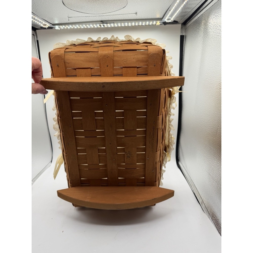 Longaberger 1991 Doll Cradle Basket – LARGE 🧺👶 – Beautiful Classic Piece - Picture 8 of 8